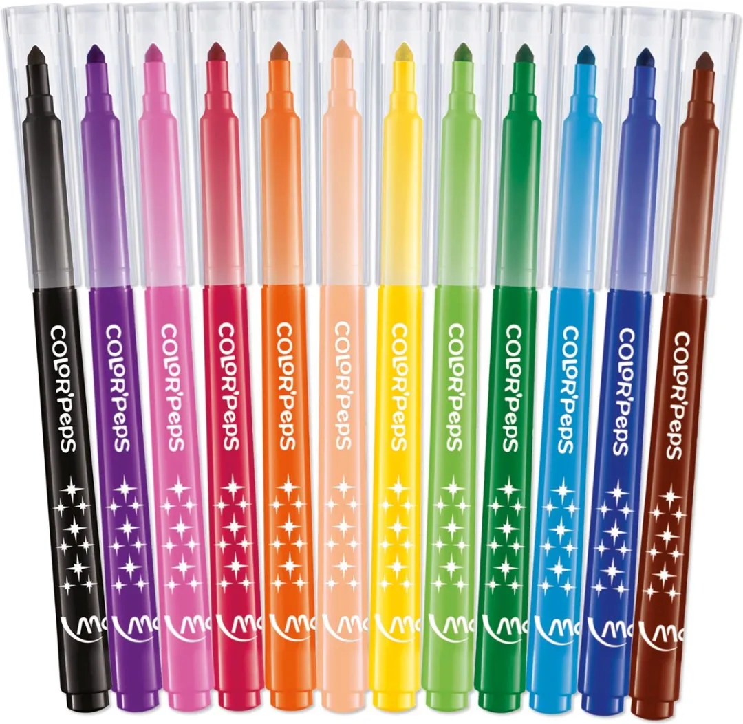 Maped Color'peps Viltstiften - 12 Stuks - Meerkleurig