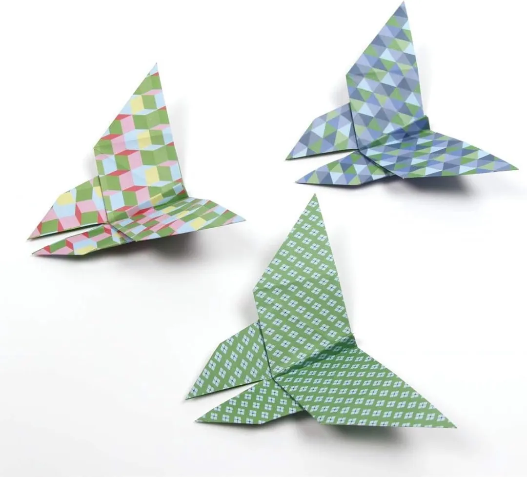 Clairefontaine Origami Papier Geometric 60 Vel - 20x20cm - 10 Kleuren