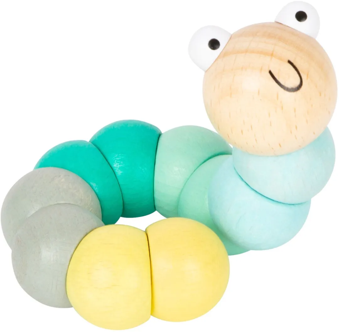 Small Foot Houten Motoriek Rups - Pastel - 11772