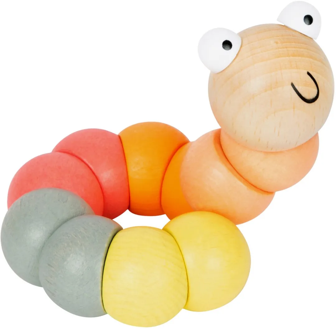 Small Foot Houten Motoriek Rups - Pastel - 11772