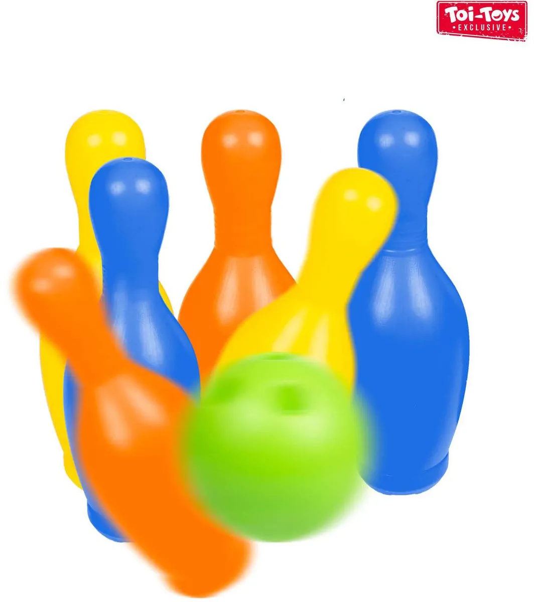 Toi-Toys Bowlingset 7-delig - Multicolor
