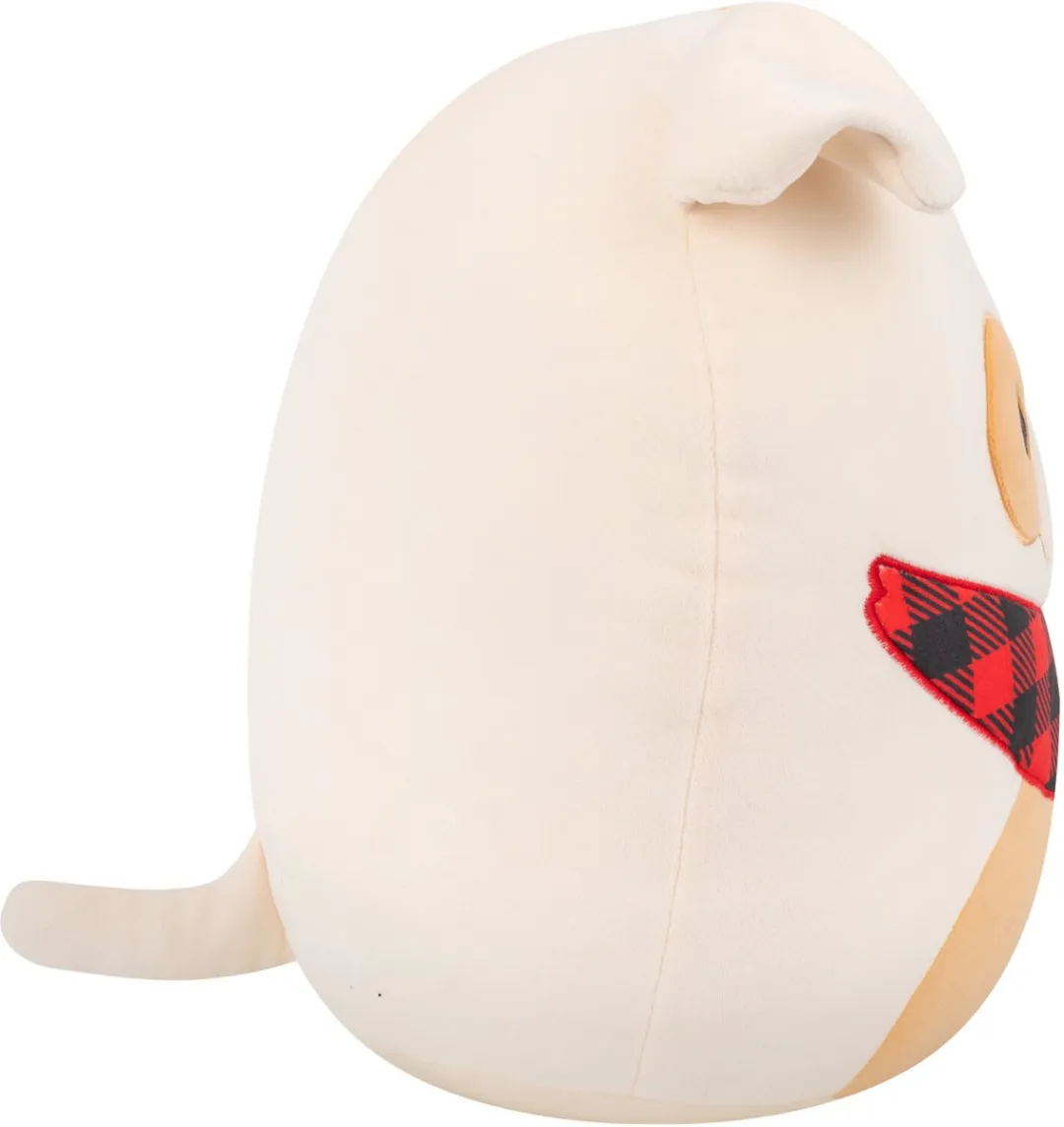 Squishmallows Brock Medium Plush Hond - 30cm - Bruin/Beige