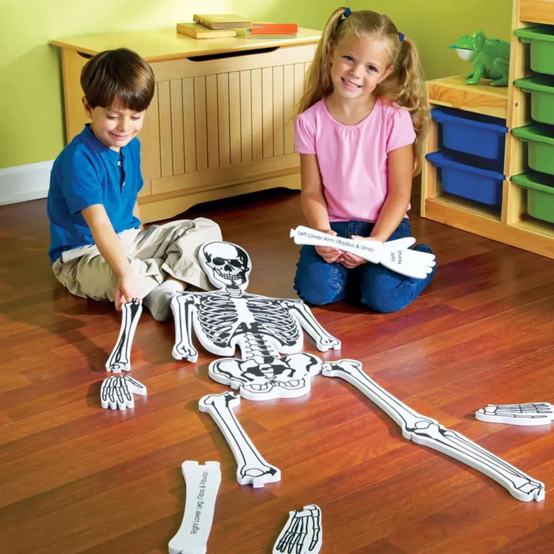 Learning Resources Vloerpuzzel Skelet 122cm - Multicolor