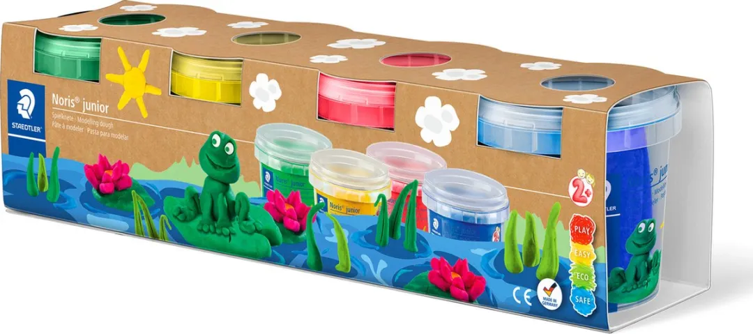 STAEDTLER Noris Junior Boetseerdeeg - 4 Kleuren