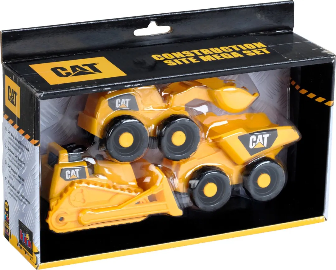 Klein Toys Cat Bouwvoertuigen Set 3236 - Geel/Zwart