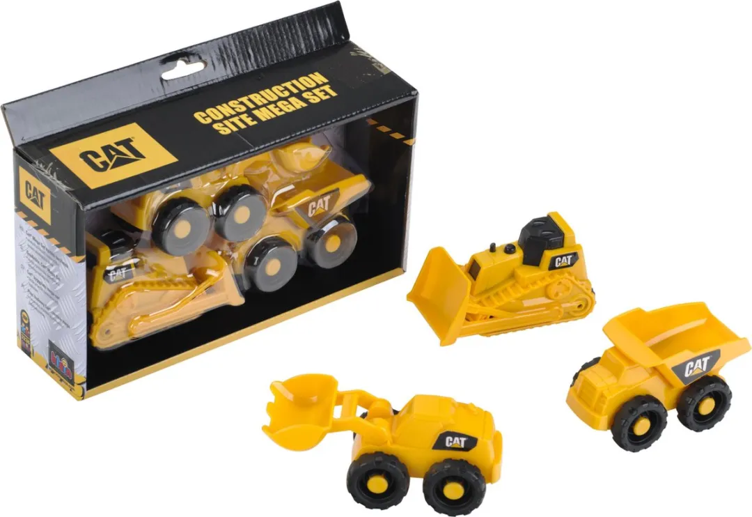 Klein Toys Cat Bouwvoertuigen Set 3236 - Geel/Zwart