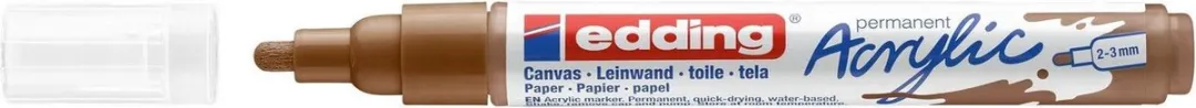 edding Acrylic Marker Medium Hazelnootbruin