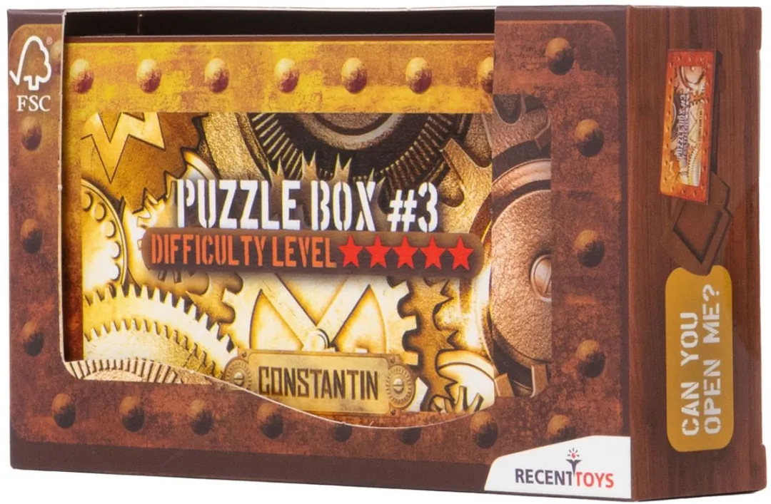 Recent Toys Constantin Puzzle Box - Breinbreker met verborgen vakje