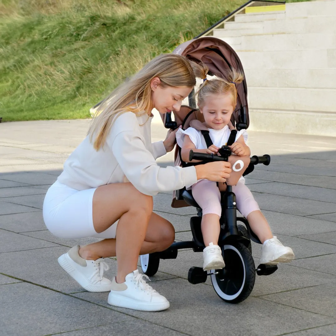 Lionelo Tris Plus Kinderfiets 2-in-1 - tot 5 jaar - 25 kg - Pink Rose