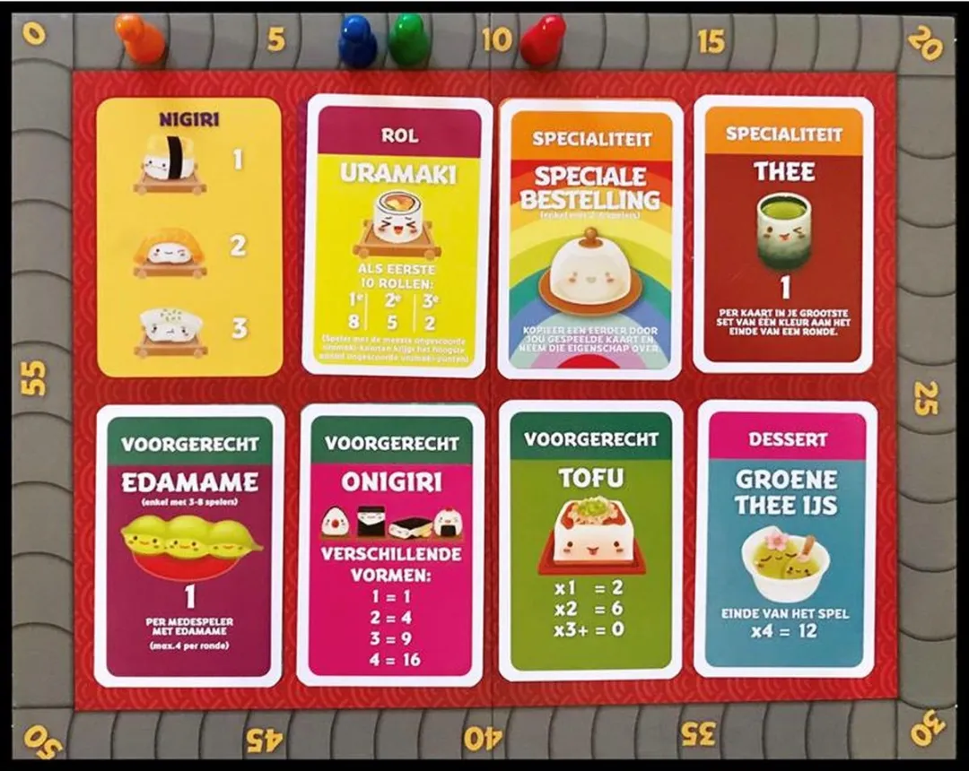 White Goblin Games Sushi Go Party! WGG1627 - Uitgebreid Kaartspel - 2-8 Spelers