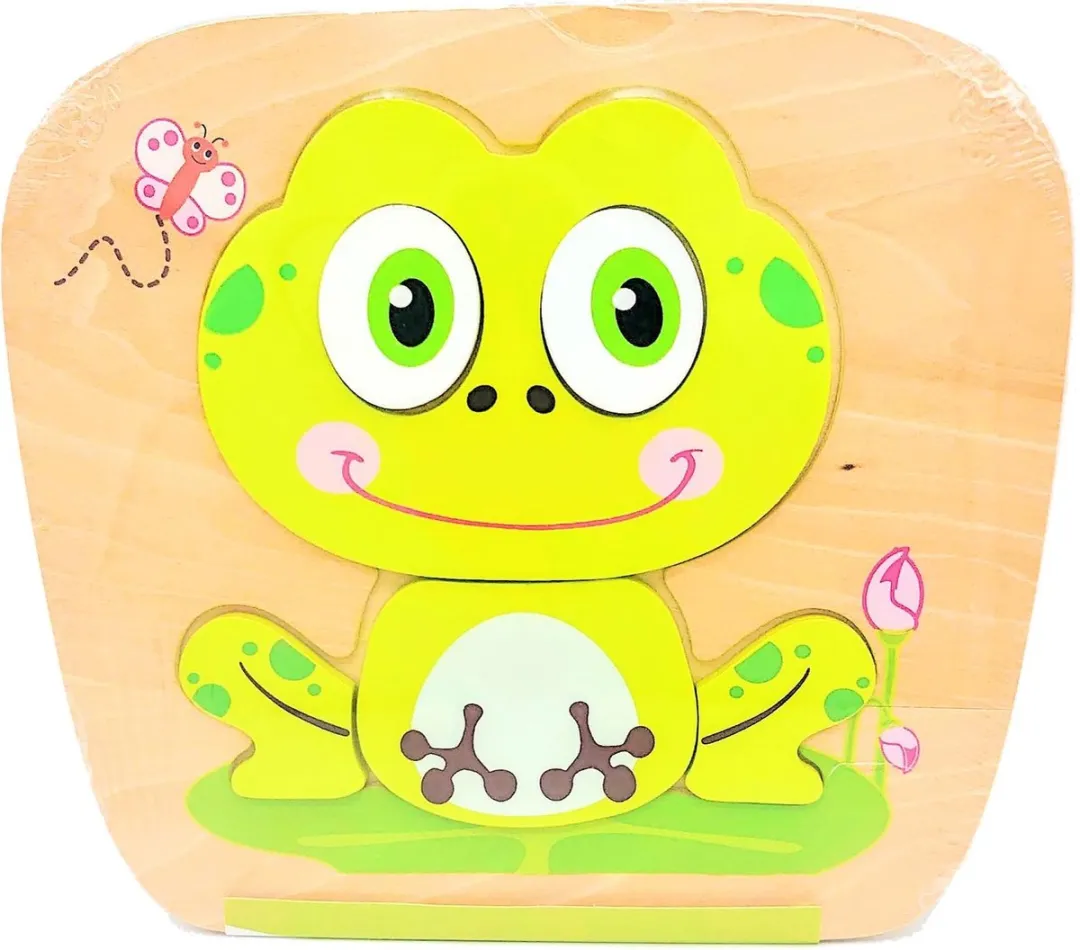 Simply for Kids Houten Vormenpuzzel Kikker SG38984