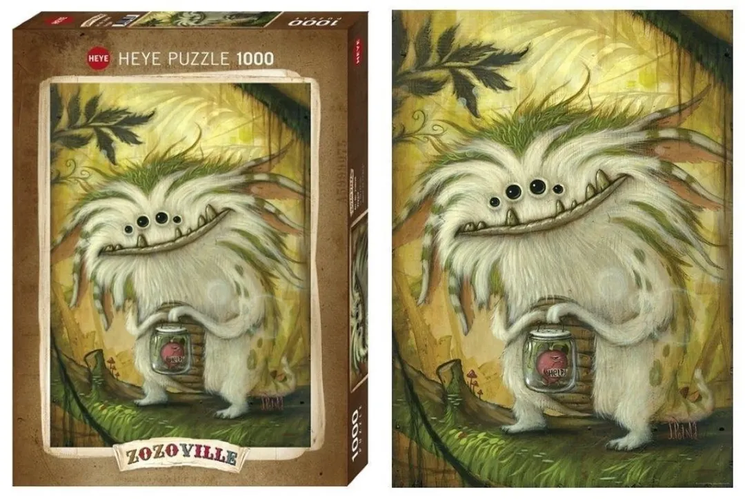 Heye puzzel Veggie Zozoville 1000 stukjes fantasie legpuzzel.