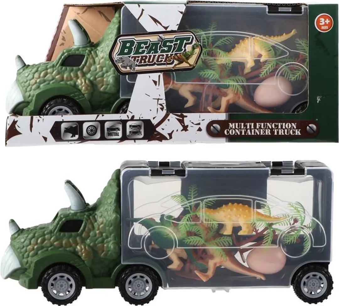 Jonotoys Dinosaurus Truck - Groen
