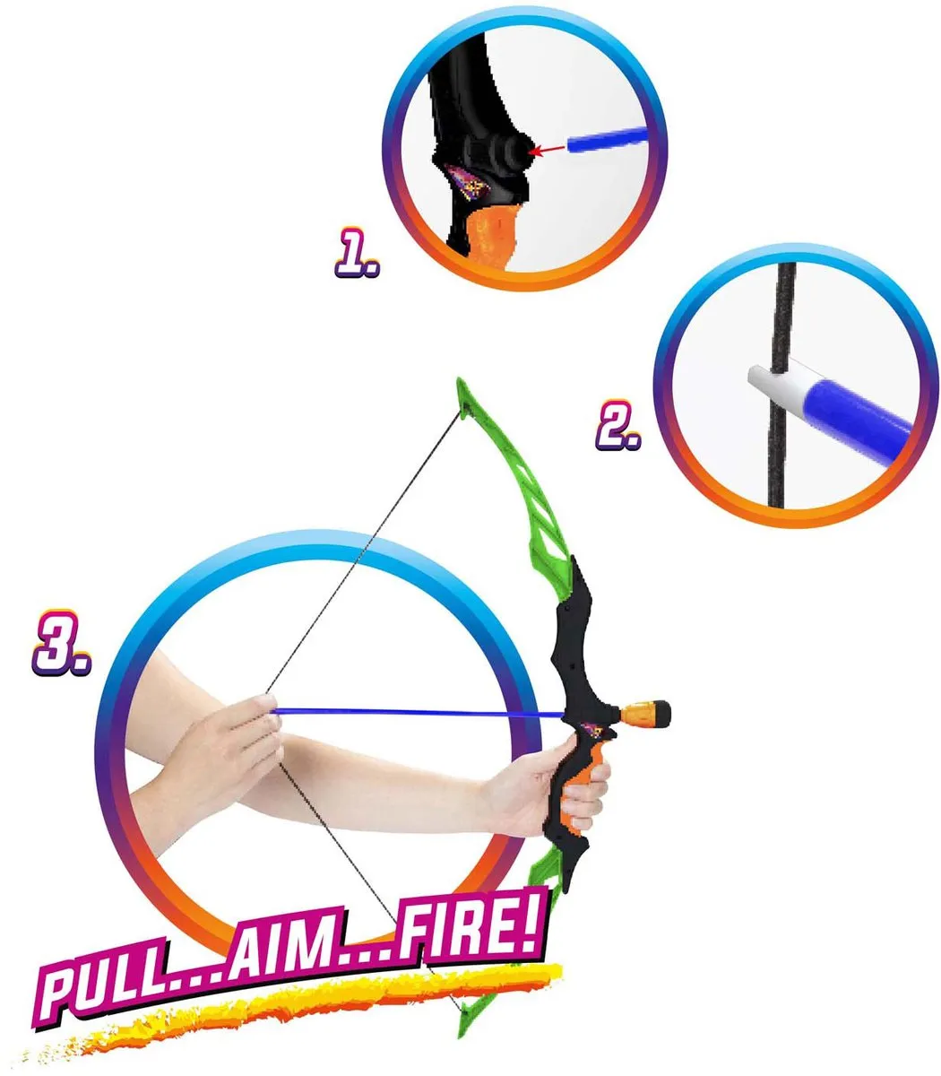 Toi-Toys Play Out Pijl- en Boog Set 3 Pijlen - Multi