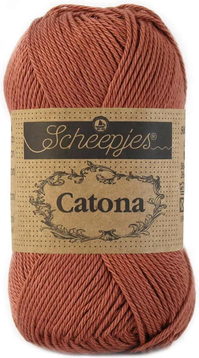 Scheepjes Catona 10g - Brick Red