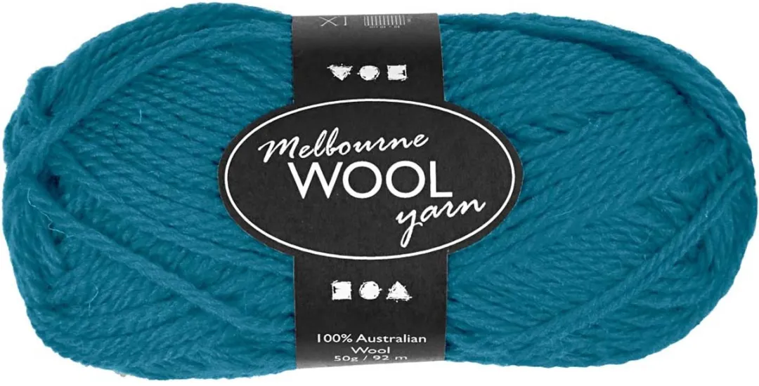 Creativ Company Melbourne Wolgaren 50g - Petrol