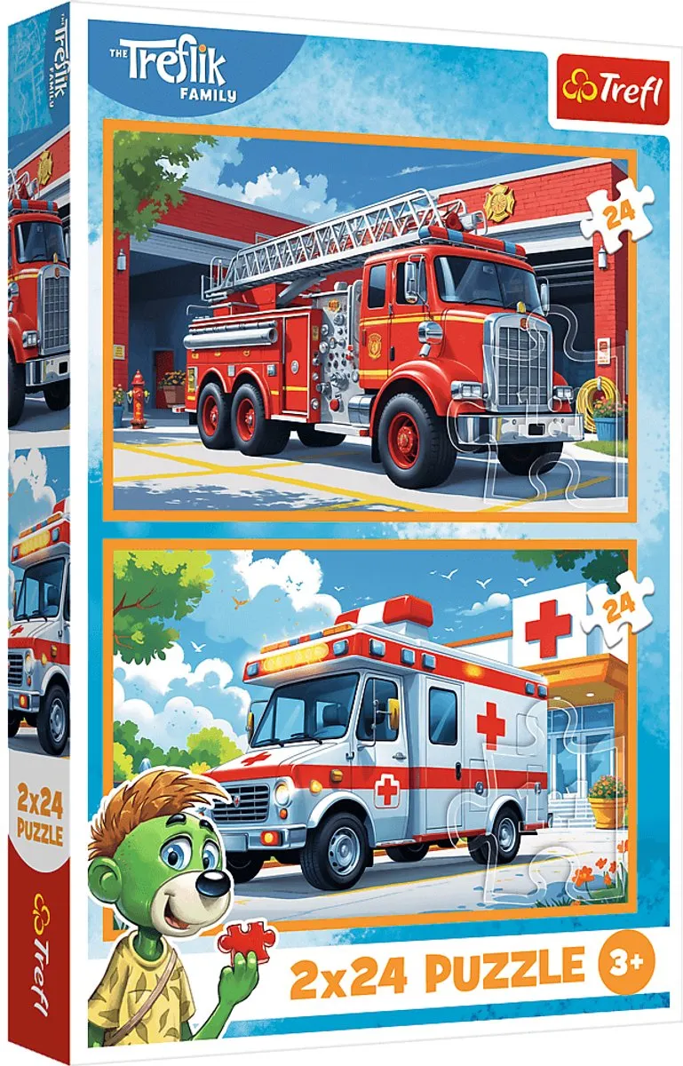 Trefl Playing with Trefliks Rodzina Treflików Puzzel