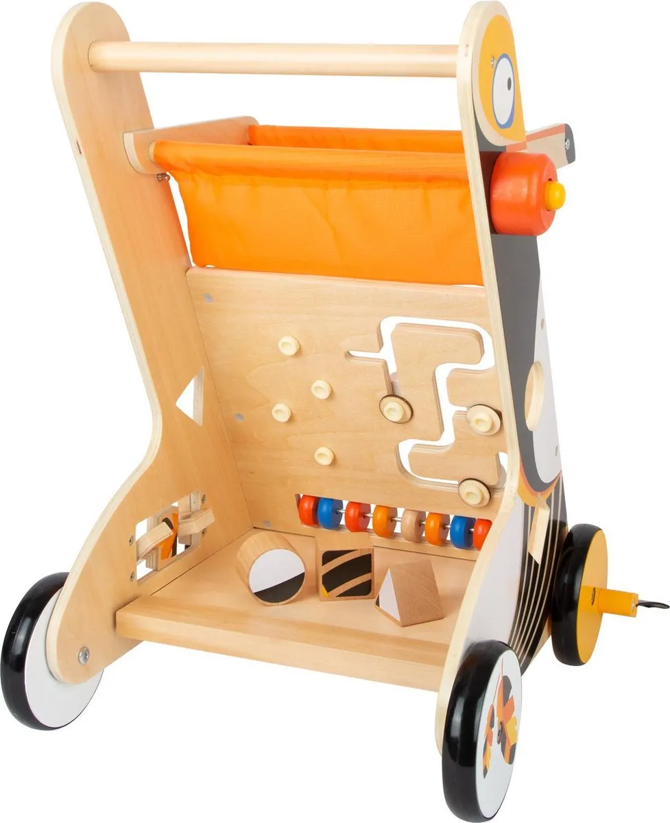 Small Foot Loopwagen Toekan Junior 49cm - Oranje/Geel