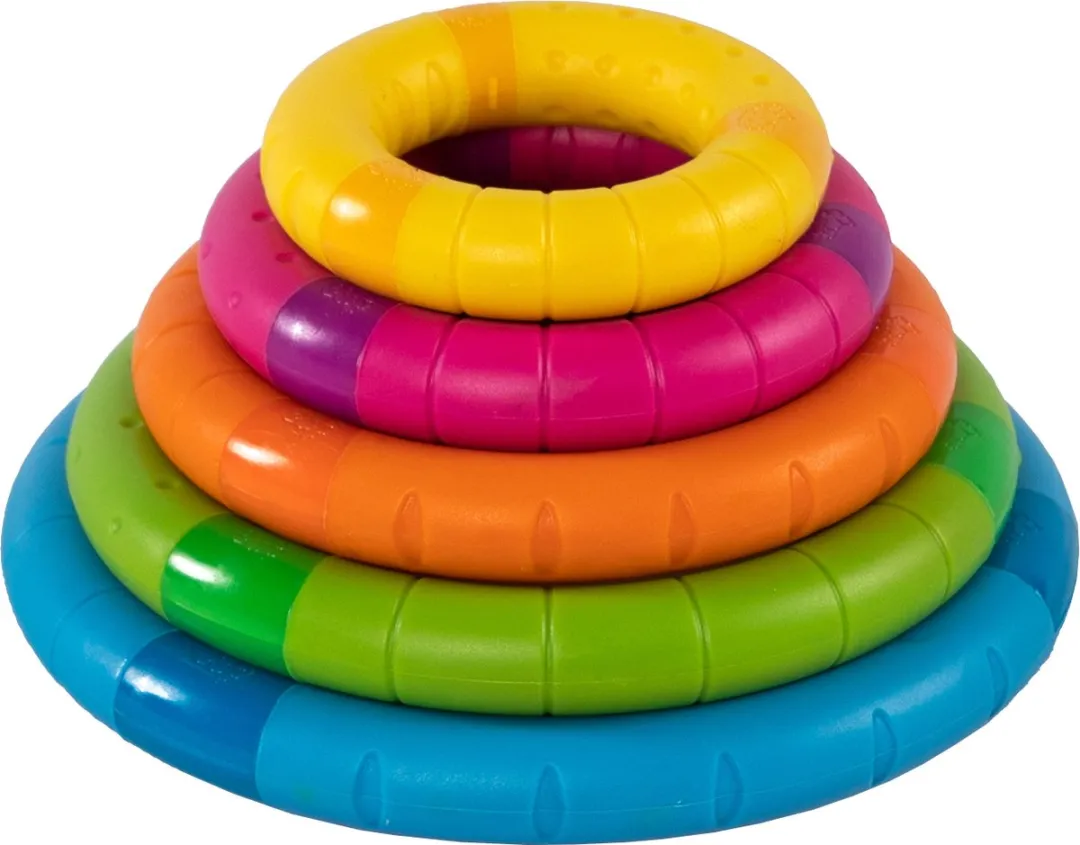 Fat Brain Toys Tinkerringen Stapelspeelgoed