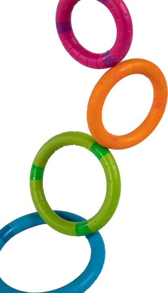 Fat Brain Toys Tinkerringen Stapelspeelgoed - Multicolor