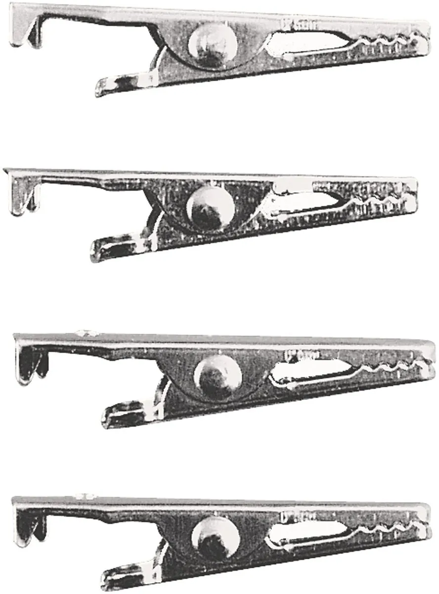 Rayher Krokodilklemmen 4cm - 4 Stuks