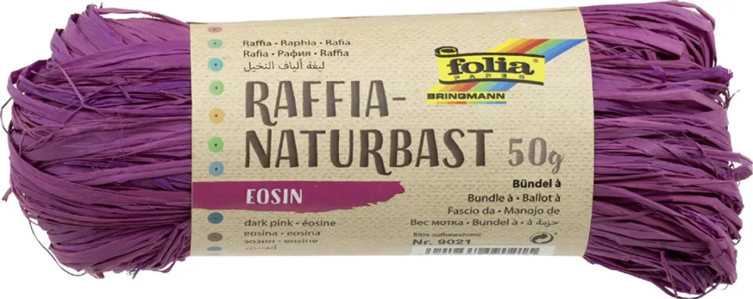 Folia Raffia Roze - 10 Stuks