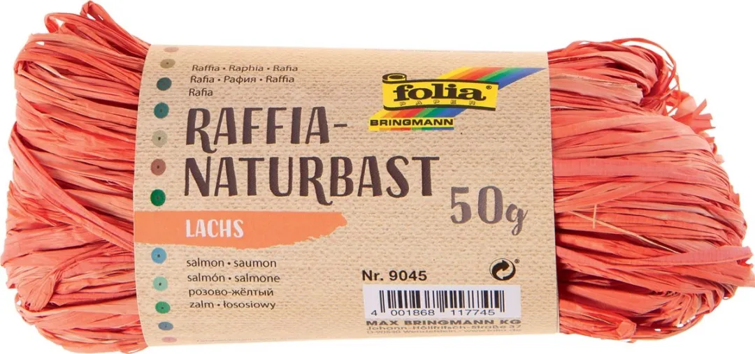 Folia Raffia Roze
