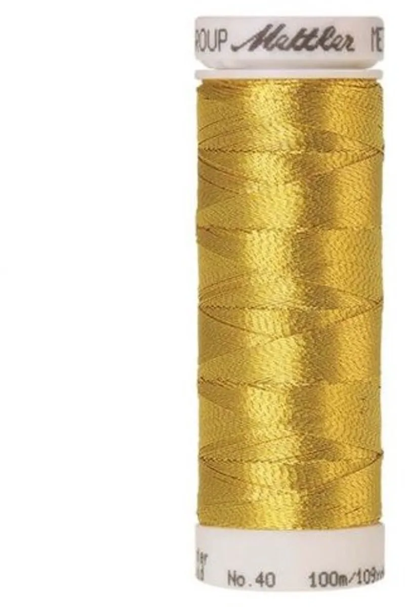 Amann Metallic Garen Geel-Rood-Blauw 100m