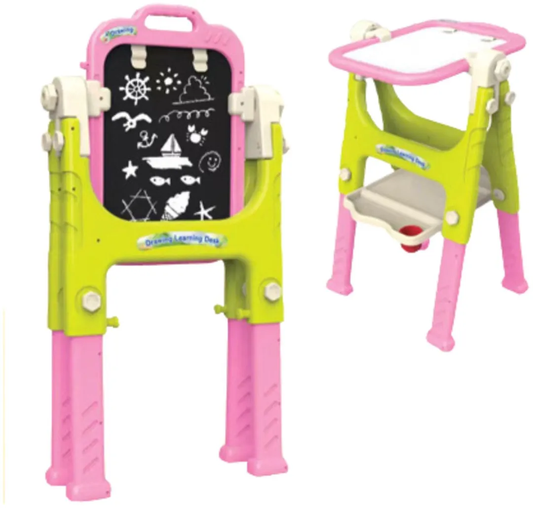Lean Toys Leerbord 5-in-1 met Stoel Roze