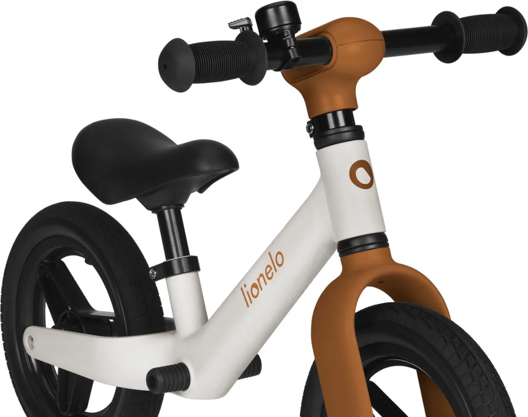 Lionelo Toni Loopfiets 12 Inch - Roze/Zwart - 2,3 kg - afbeelding 6 van 6