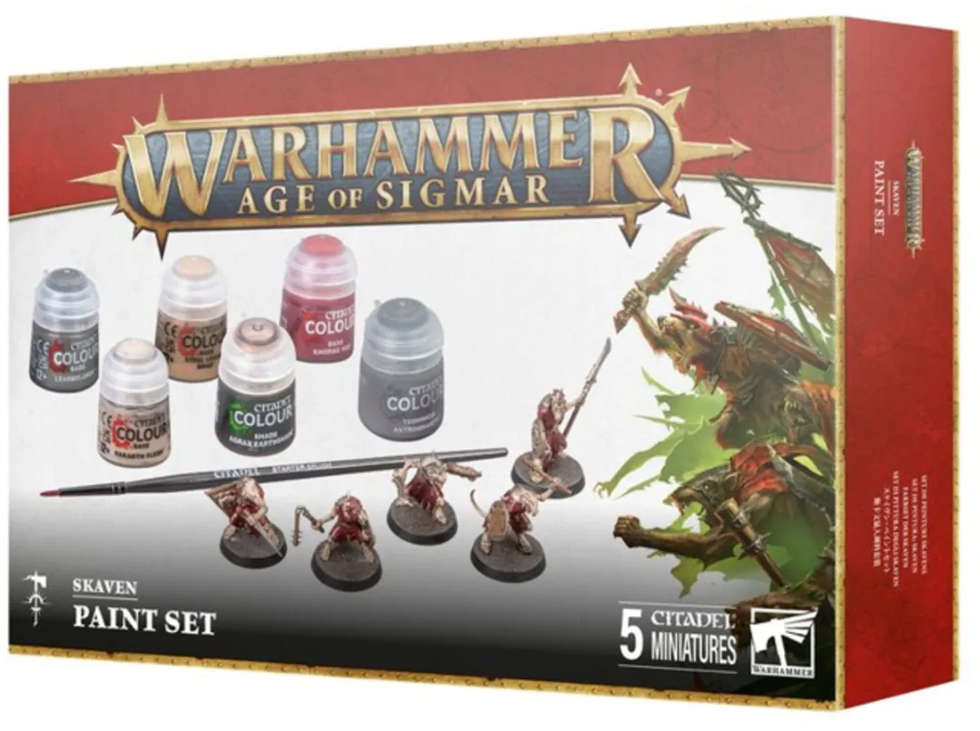 Games Workshop Warhammer Age of Sigmar Skaven Paint Set 60-09