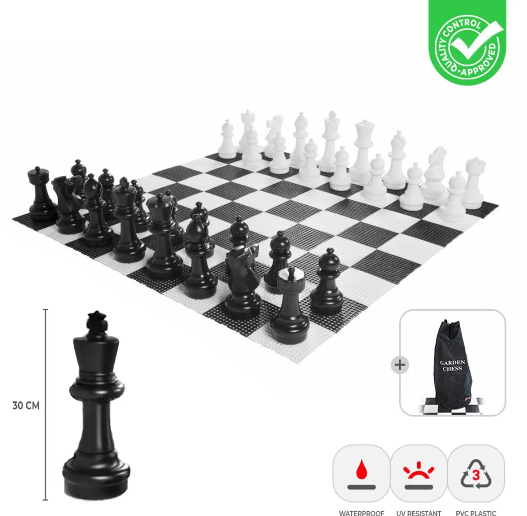 Ubergames XL Buiten Schaakspel Koning 30cm