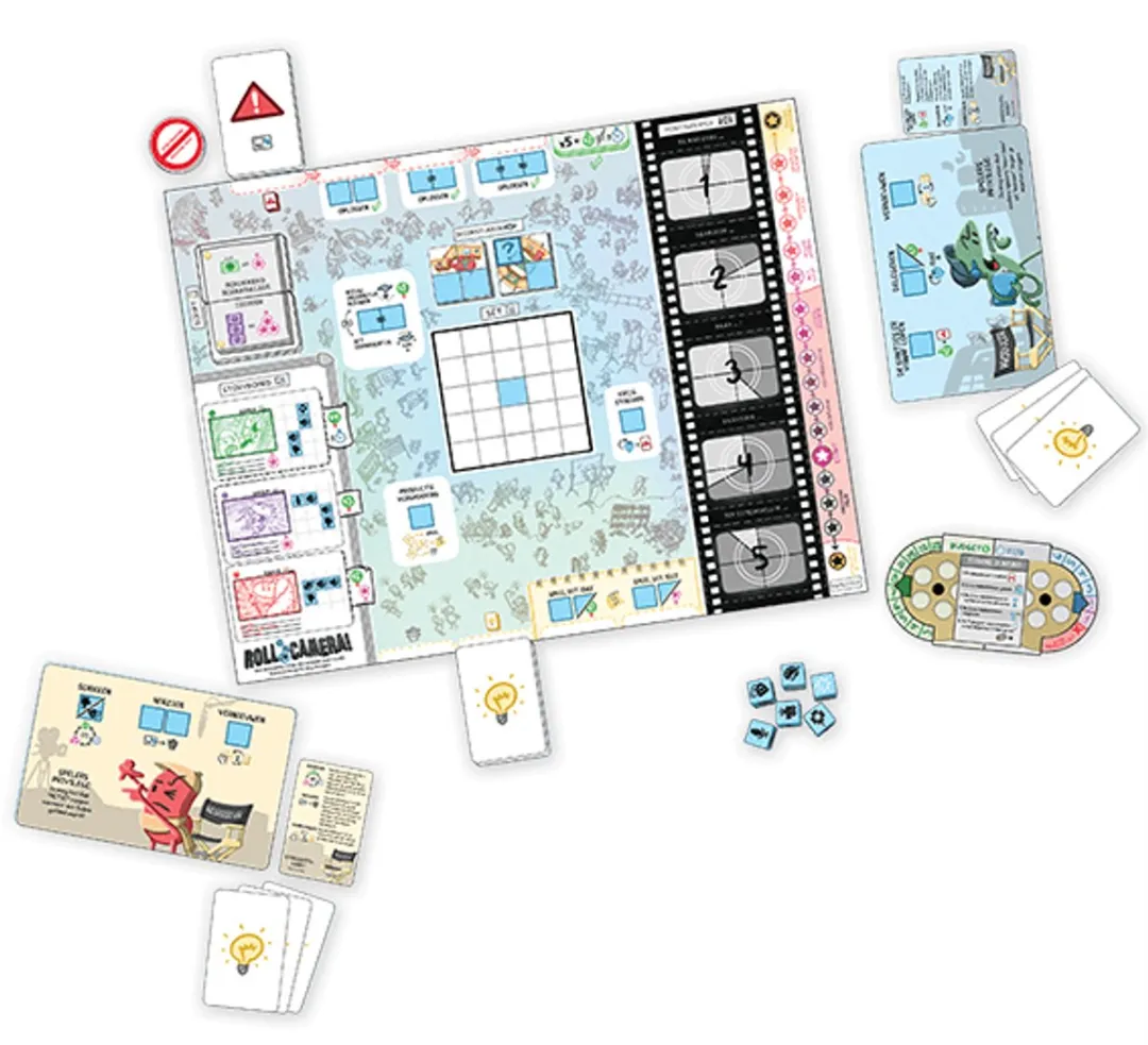 Happy Meeple Roll Camera! Bordspel - 1-4 Spelers