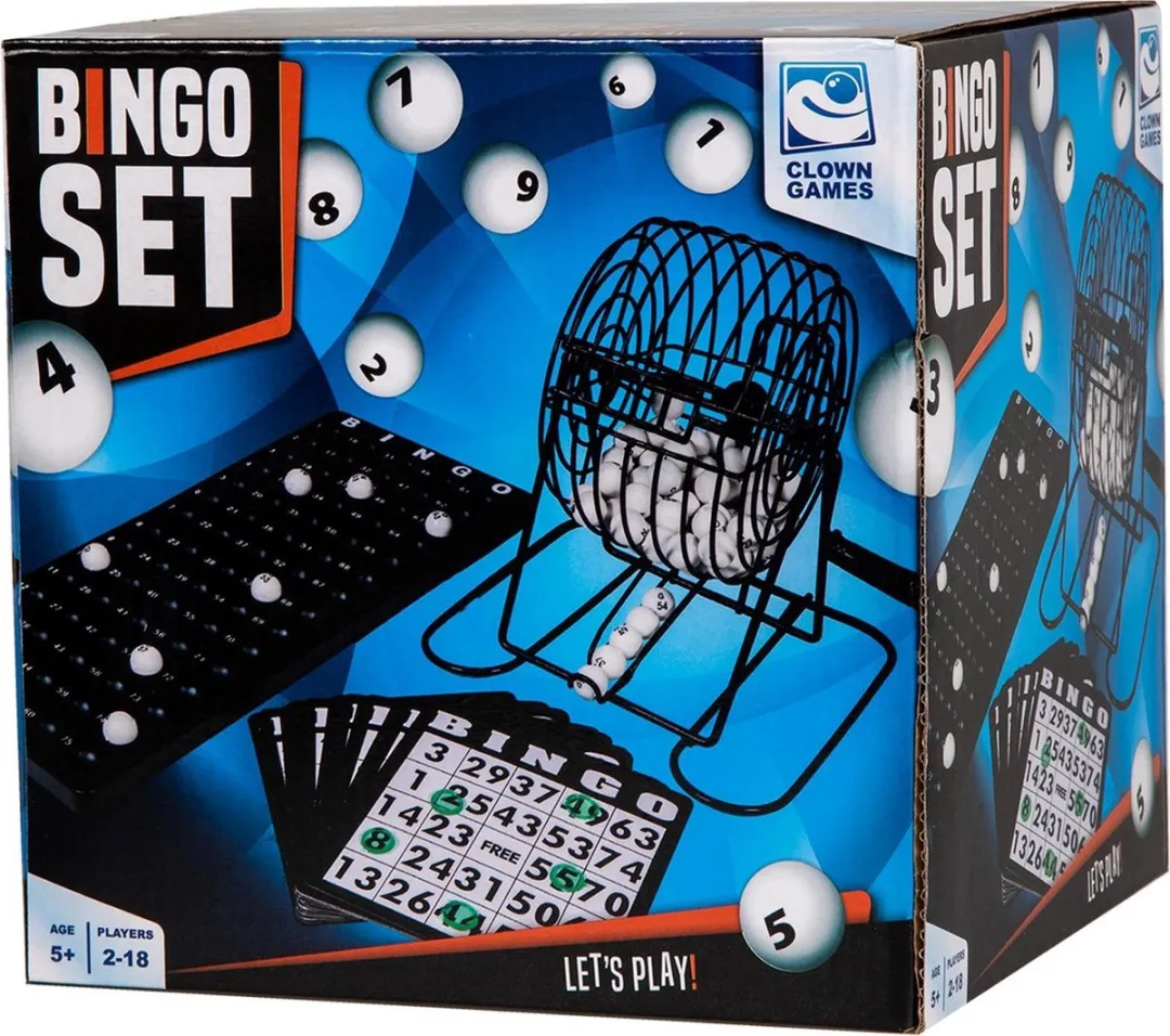 Clown Games Bingo Molen Groot - 6 Spelers