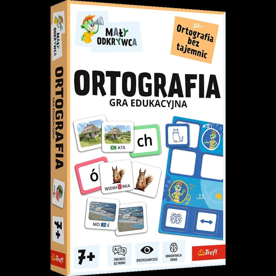 Trefl Gra Ortografia Mały Odkrywca