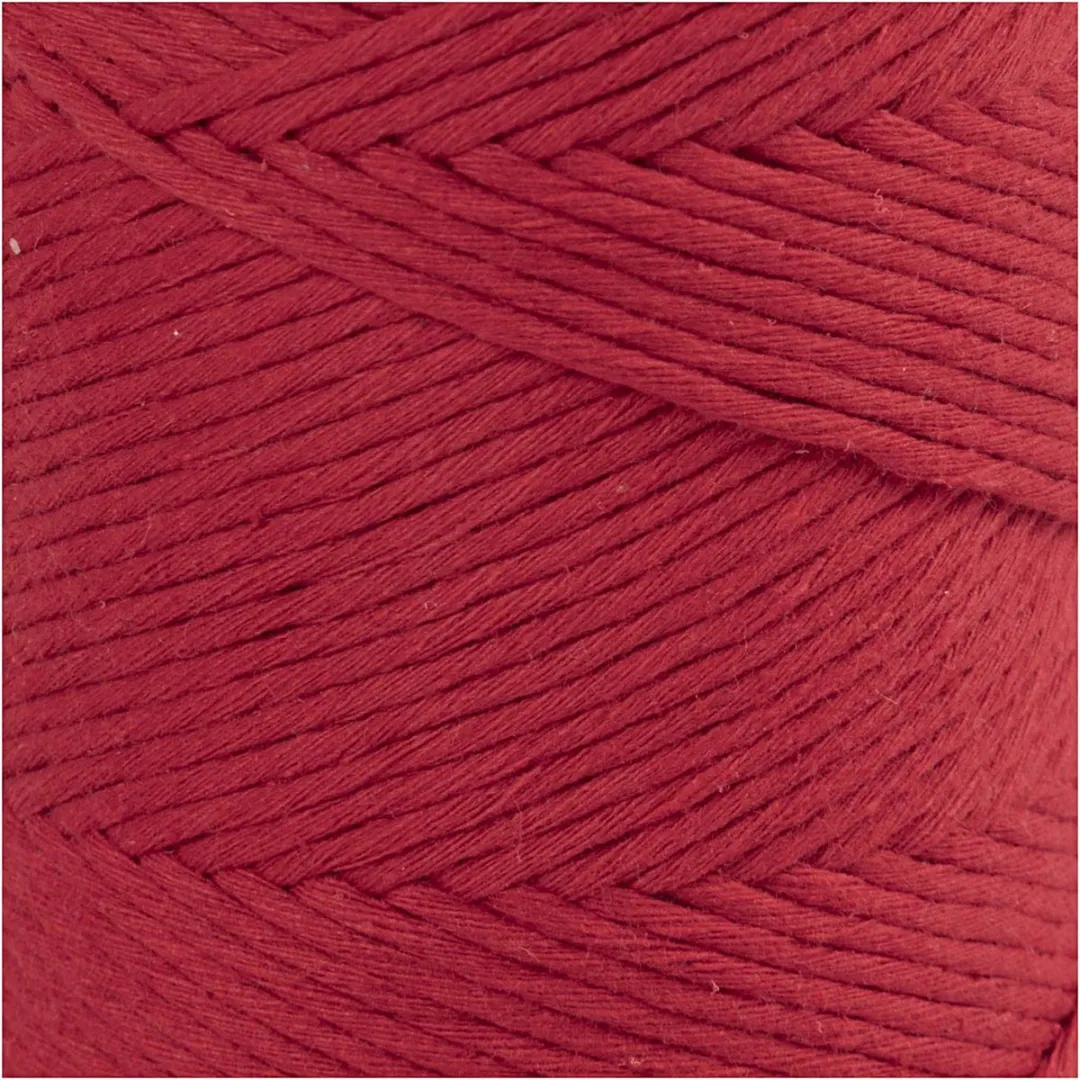 Creativ Company Macramékoord 2mm - 198m - Rood