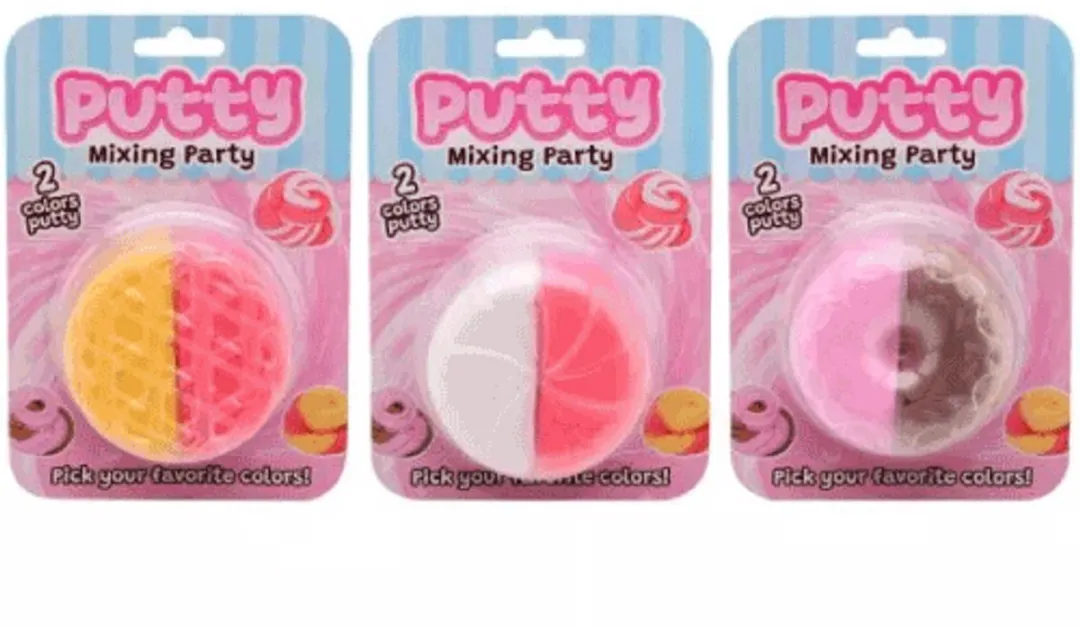 Johntoy Bakery Style Puff Putty - Multi kleuren