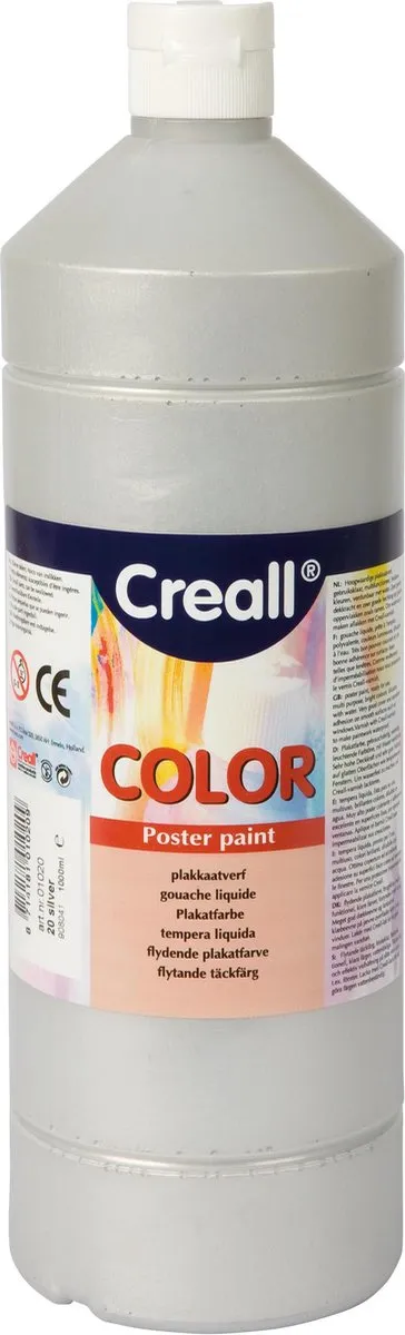Creall Color Plakkaatverf Zilver 1L