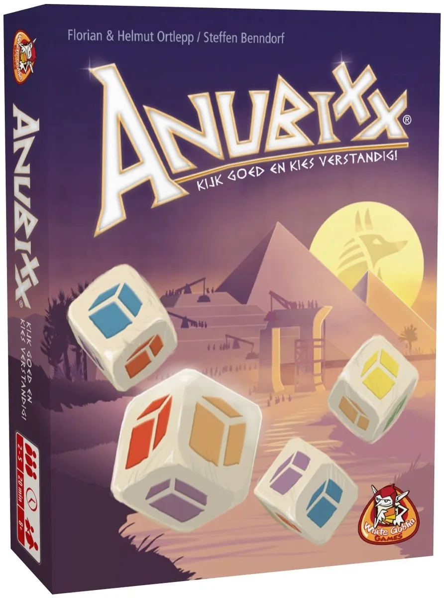 White Goblin Games Anubixx Dobbelspel - 2-5 spelers - 8+ jaar - WGG1942