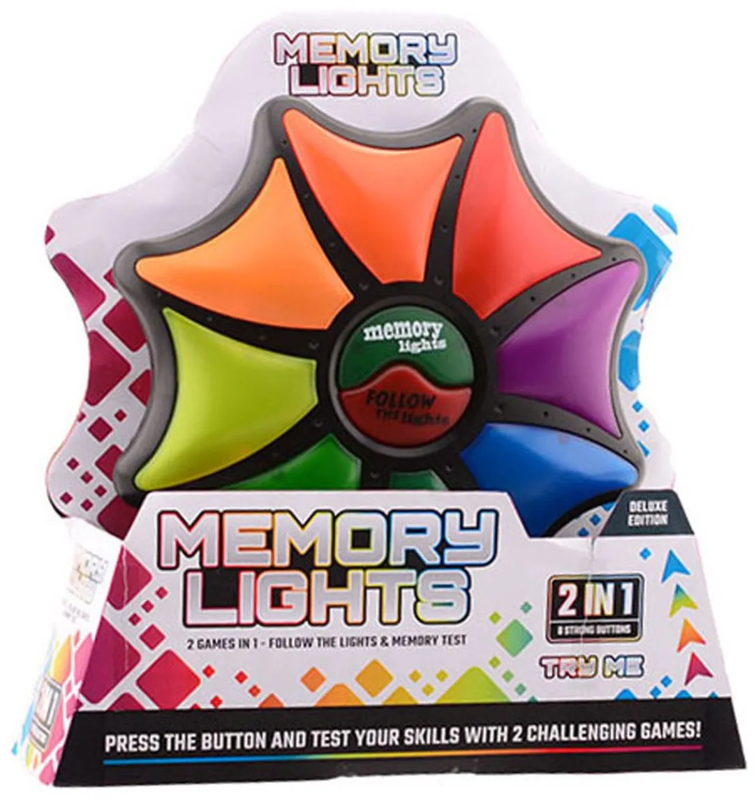 Johntoy Memory & Follow Me Spel - Multicolor
