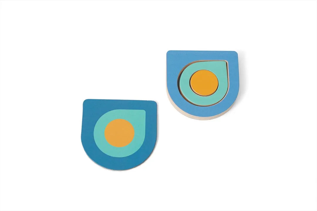 BS Toys 3-Vormen Memo GA497 - Educatief Speelgoed - 24 Stuks