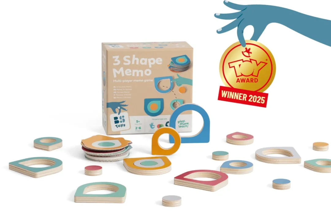 BS Toys 3-Vormen Memo GA497
