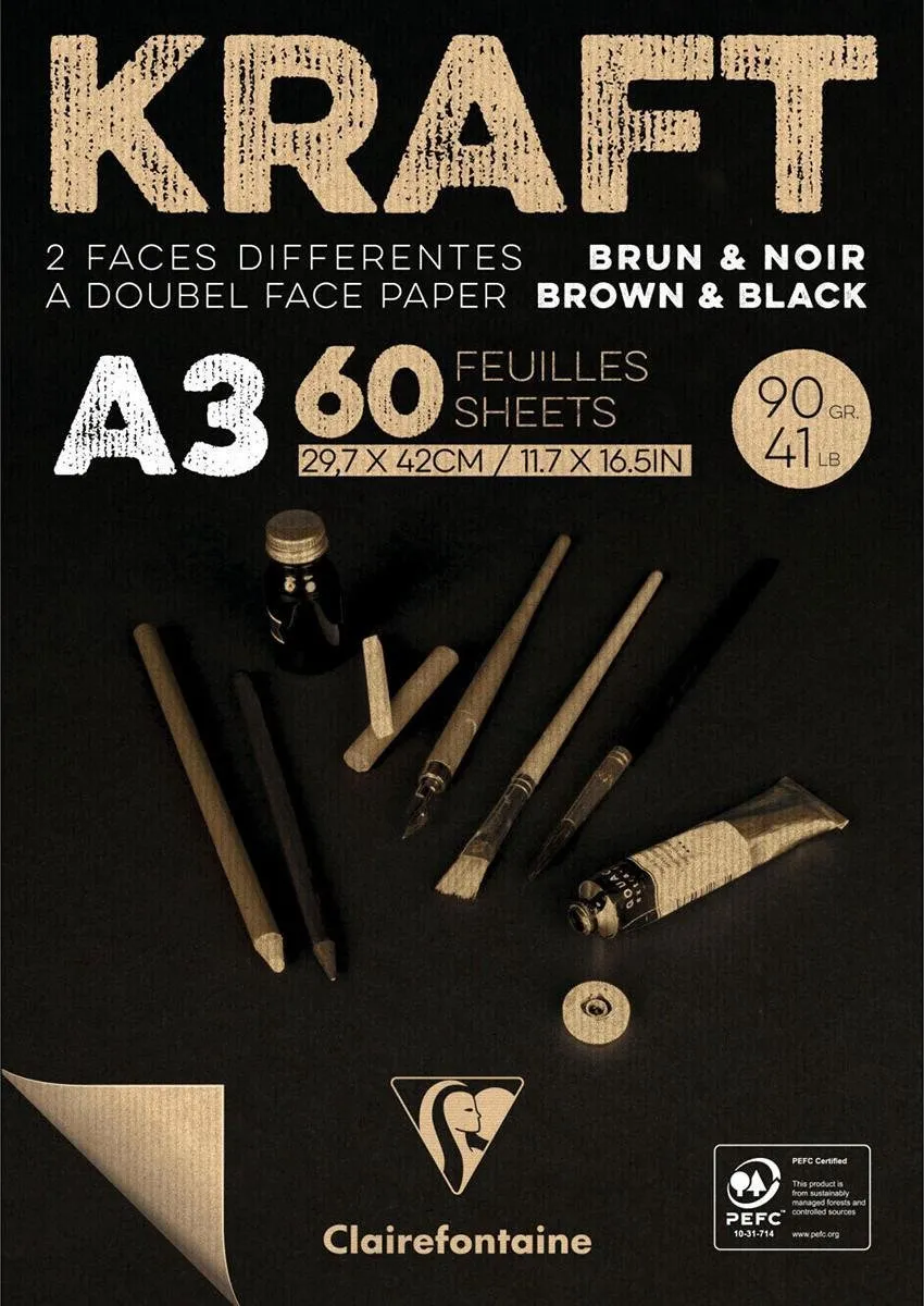 Clairefontaine Kraft Papier A3 90 g/m²