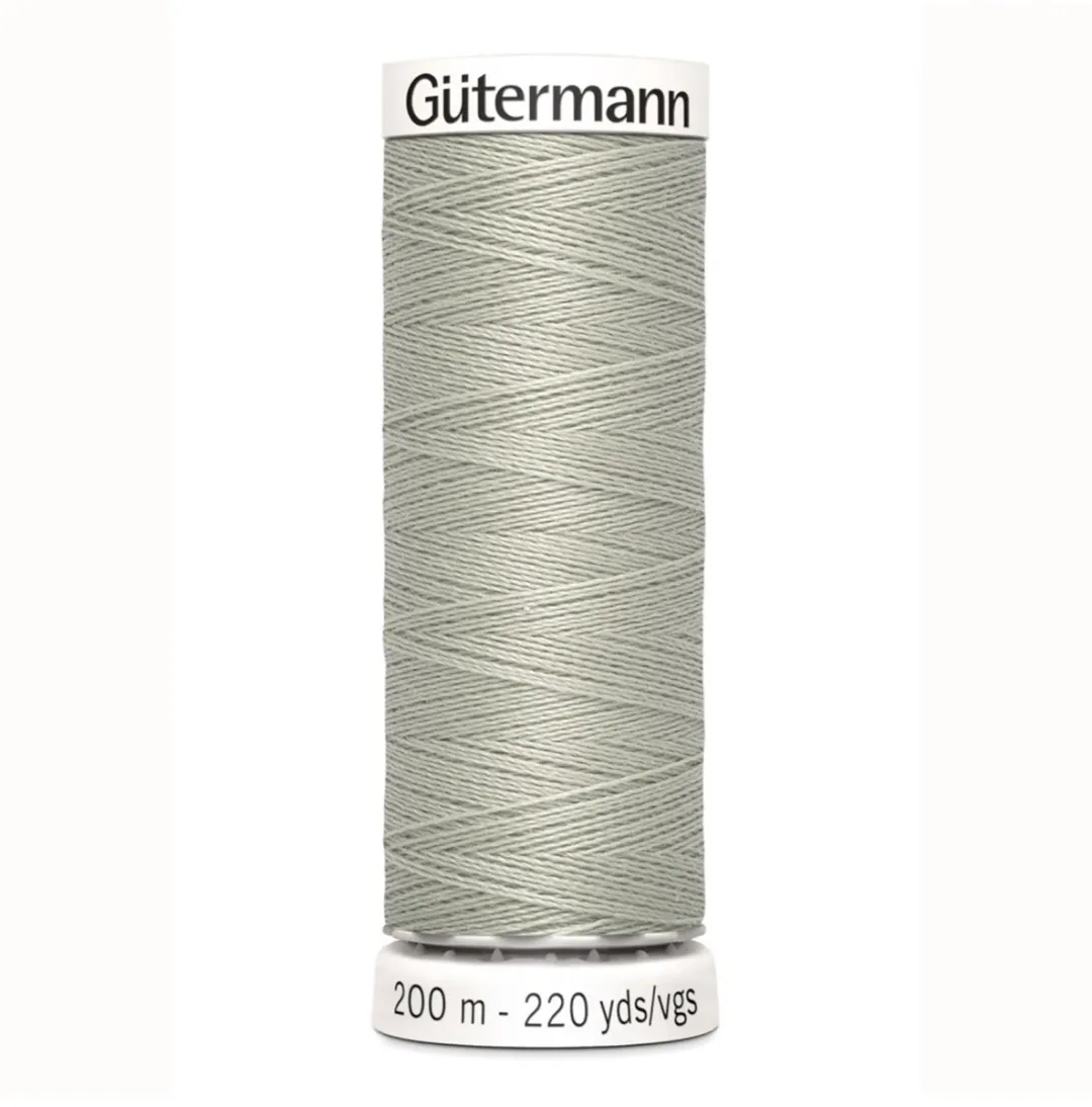 Gutermann Polyester Naaigaren 200m - Grijs