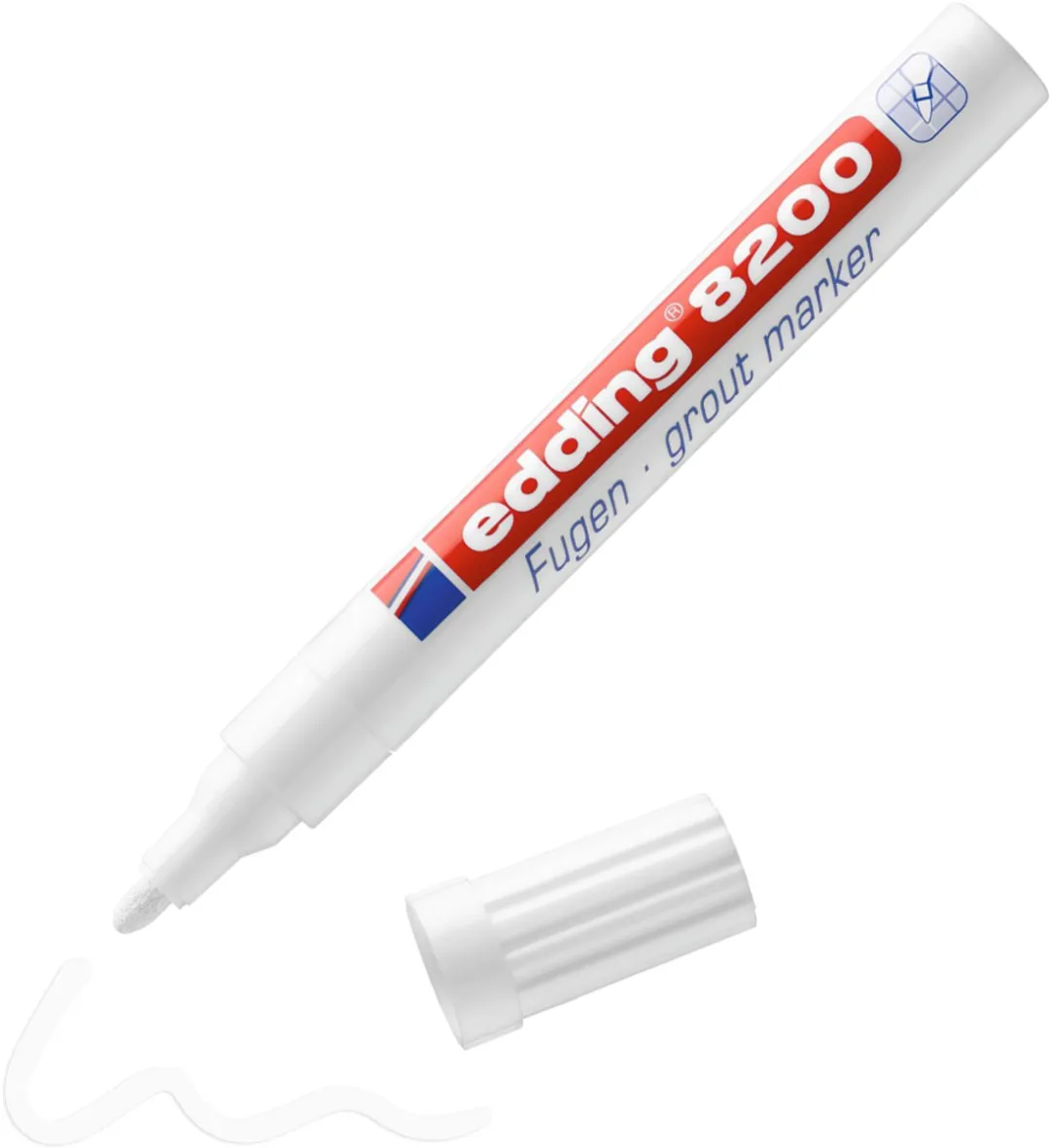 edding 8200 Voegenstift Wit 2-4mm