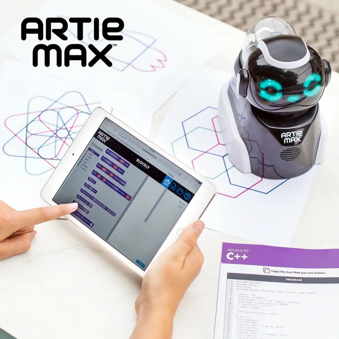 Learning Resources Artie Max Tekenrobot - Zwart - afbeelding 5 van 6