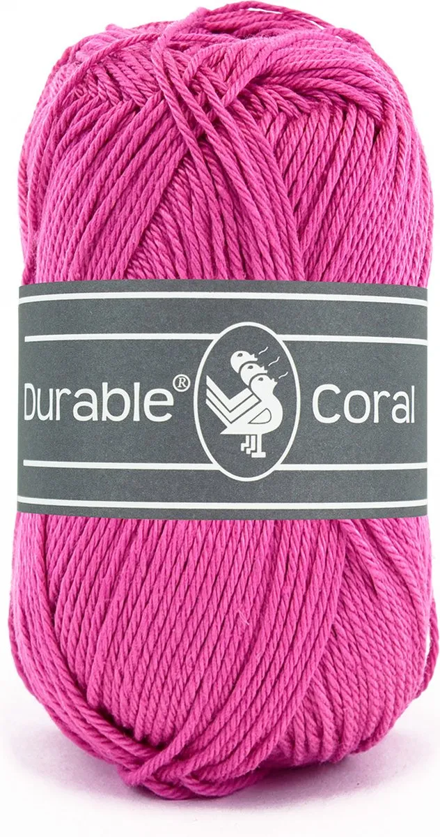 Durable Coral 241 Magenta Gemerceriseerd Katoen Garen