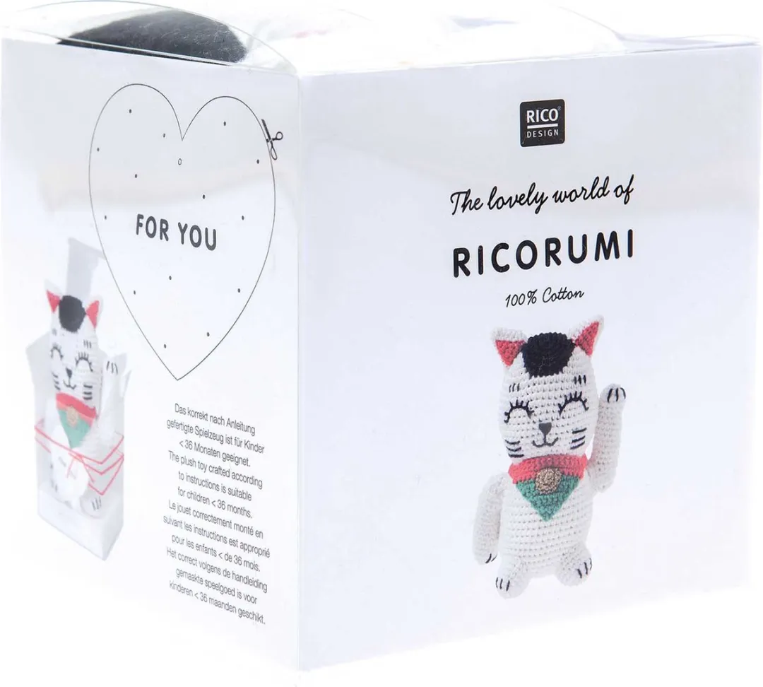 Rico Design Lucky Cat Ricorumi Haakpakket - 10 Stuks