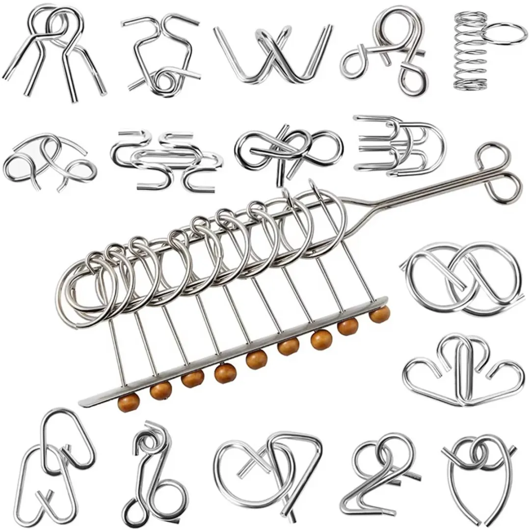 RedParrot Metalen 3D Montessori Breinbreker