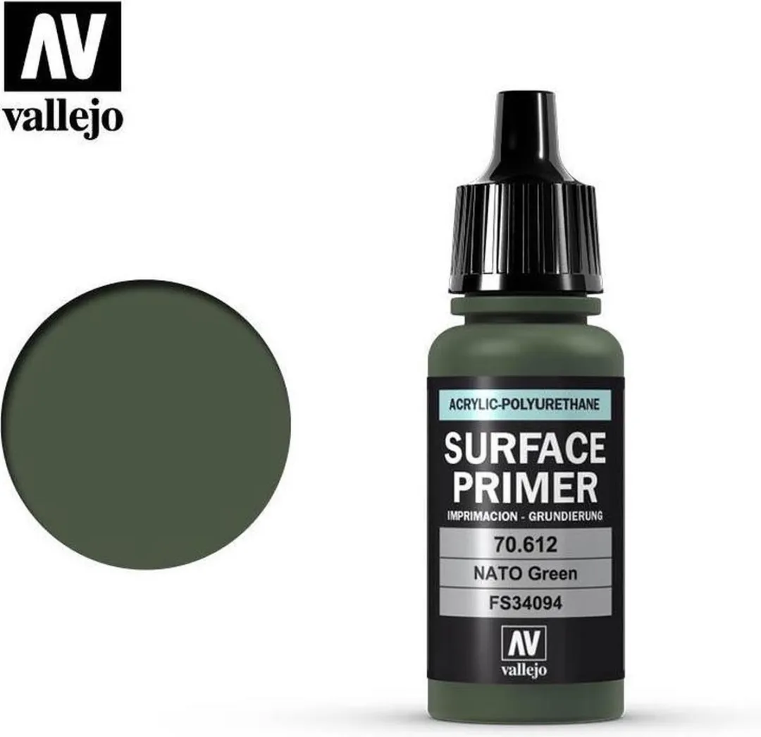 Vallejo Hobbyverf 70612 Nato Green - 17ml